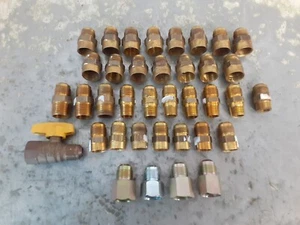 Bördelbeschläge Asst. (36) 5/8 (15/16-16 Gewinde) Adapter, Ventil (3/8, 1/2, 3/4) - Bild 1 von 4