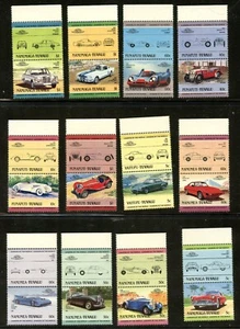 LOT 10277 MINT COLLECTION OF FIFTY ONE TENANT PAIRS CAR AUTOMOTIVE TUVALU ISLAND - Picture 1 of 5