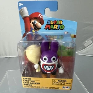 2022 Jakks Pacific Nintendo Super Mario Nabbit 2.5” Action Figure NEW - Picture 1 of 4