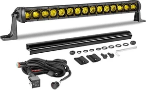 20" 75W Slim LED Amber Spot Flut Nebelscheinwerfer für Off Road mit Schutzhülle - Bild 1 von 13