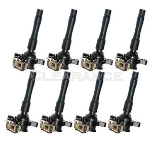 New Set of 8 Ignition Coil on Plug Coils For BMW 528i M5 840Ci 328i 740iL 750iL