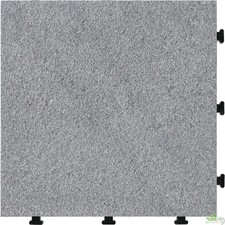 6 PEZZI PAVIMENTO MATTONELLE PIASTRELLE IN GRANITO CM. 30X30X3 SUPPORTO PVC