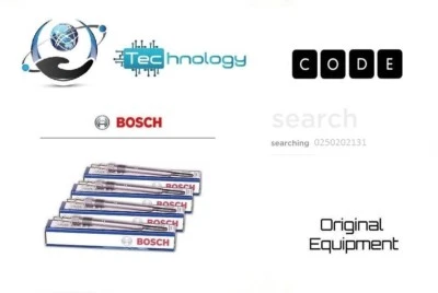 N° 4 Candelette BOSCH 0250202131 Ford Focus C-MAX 1.8 TDCi - Imagen 1 de 4