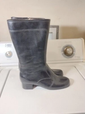 Botas impermeables hasta la pantorrilla Sears 1978 vintage 10 W para mujer Foto 1 de 4