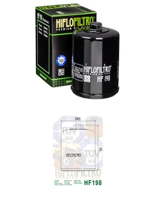 HF198 HIFLO OIL FILTER VICTORY CROSS COUNTRY 2010 2011 2012 2013 2014 2015 - Picture 1 of 1