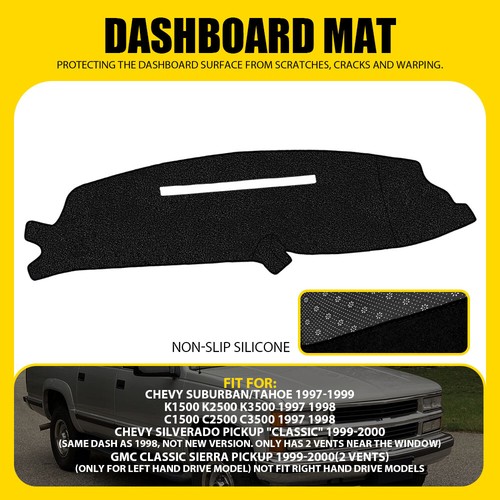Dash Mat Dashboard Dashmat Cover For Chevy Silverado C1500 C2500 C3500