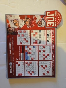 2016-2017 DETROIT RED WINGS MAGNETIC SCHEDULE FAREWELL SEASON AT THE JOE - PLUS - Picture 1 of 1