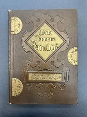 World Famous Paintings Rockwell Kent 1947 Art Van Gogh Vermeer COFFEE TABLE BOOK - Image 1 of 4