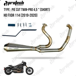 Exhaust 2019-2020 Harley-Davidson FXDR FXDRS 114 2 into 1 Pipe - Picture 1 of 1