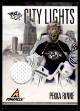 2011-12 Panini Pinnacle City Lights Materials PEKKA RINNE /499 Nashville