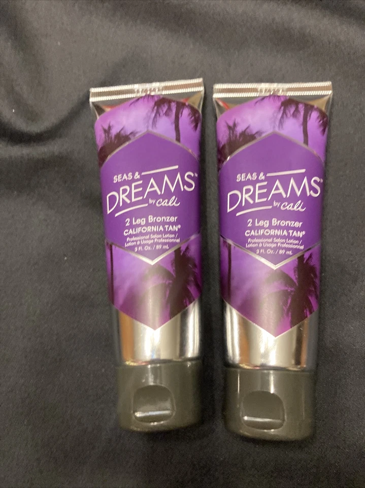 California Tan SEAS & DREAMS Leg Bronzer Bundle Lot Of 2!! Amazing Results!! - Image 1 of 2
