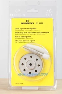 Herramienta Bergeon 5378 para poner manos con 8 estacas NUEVO - Imagen 1 de 3