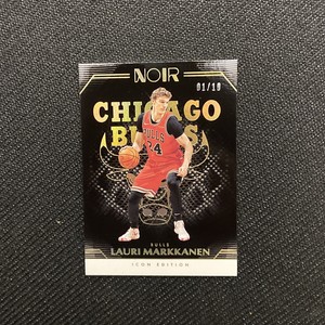 Lauri Markkanen 2019-20 Panini Noir Icon Edition 1/10 CHICAGO BULLS