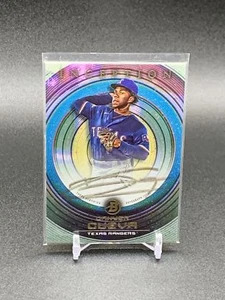 2022 Bowman Inception Danyer Cueva PA-DC Gold Ink Auto /250 | Texas Rangers - Picture 1 of 2