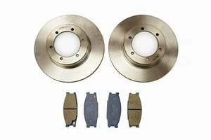 Front Brake Discs+Brake Pads For Mitsubishi Canter FB631 2.8TD/FB634 3.0TD  98+ - Picture 1 of 1