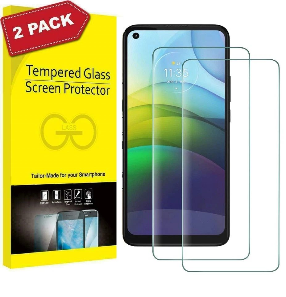 2x Genuine TEMPERED GLASS Screen Protectors Cover for Motorola Moto G9 Power - Image 1 of 4