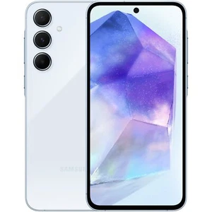 Samsung Galaxy A55 Mobile Phone, Dual SIM, 8GB, 128GB, 5G, Awesome Ice blue - Picture 1 of 9