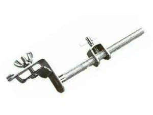 MMC HOOP MOUNTED COWBELL HOLDER Chrome Great For Use With Drum Kit - Picture 1 of 1