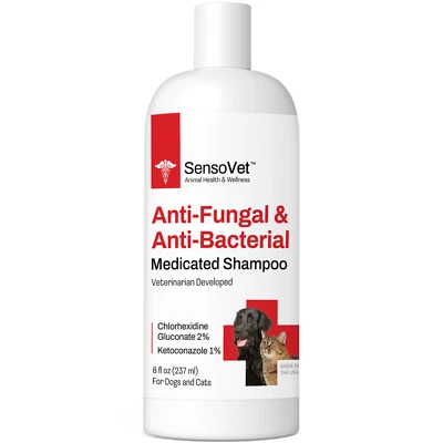 SensoVet Anti-Fungal & Anti-Bacterial Medicated Shampoo for Dogs & Cats - Image 1 of 4