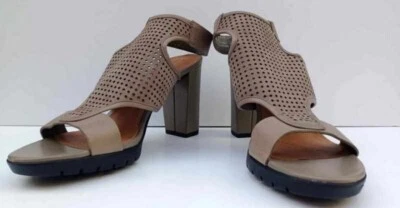 Clarks Women Pastina Lima Sage Olive Ankle Strap Heels Size US 9.5M/EU 41M/UK 7D — 第 1/4 张图片