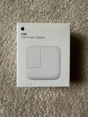 Genuine Apple A1401 12W USB Power Adapter Charger Charging Block MD836LL/A NEW - Image 1 of 3