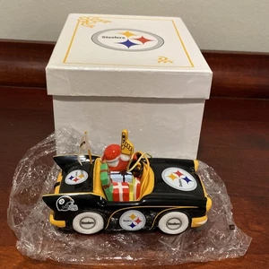 Pittsburgh Steelers Ornament Santa Car Victory Win Danbury Mint 2010 - Bild 1 von 6
