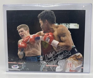 MANNY PACQUIAO Signed 8x10 Boxing Photo PSA/DNA AUTO - Picture 1 of 4