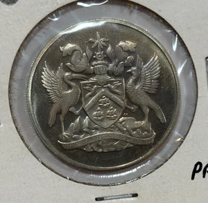 1966 Trinidad and Tobago 50 Cents Proof Coin - Picture 1 of 3