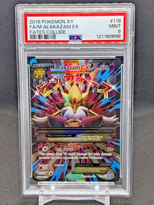 M Alakazam EX 118/124 PSA 9 Full Art 2016 Pokemon XY Fates Collide - Image 1 of 2