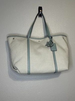 Ralph Lauren Emerie Bolso de Mano Azul Cartera Bolso de Mano Nuevo con Bandolera Foto 1 de 4