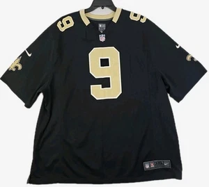 Camiseta Nike New Orleans Saints para Hombres 3XL NFL Fútbol Drew Brees Camisa Negra. - Imagen 1 de 17