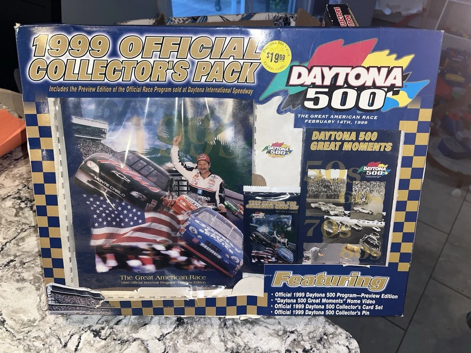 Dale Earnhardt The Great American Race Daytona 500 Nascar 1999 paquete de coleccionista Foto 1 de 1