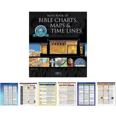 Rose Book Of Bible Charts Maps And Time Lines Volume 1 Full-Color Bible Chart - image 1 of 4