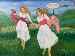 Oil Painting Joy Original Art Beata Ulikowska Signed - Picture 1 of 11