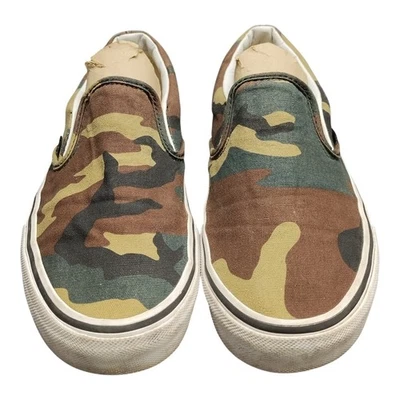 Vans Classic Platform Sneakers Womens Size 7.5 Multi Camouflage Slip On 721454 - Image 1 of 4