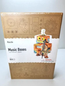 Rolife Music Box DIY Kit "Little Performer" Robot Violin  New Sealed STEM Gift - Picture 1 of 6