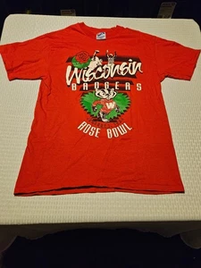 Camiseta De Colección 1994 Rose Bowl Wisconsin Badgers Para Hombre Mediana Haynes Beefy-T - Imagen 1 de 10
