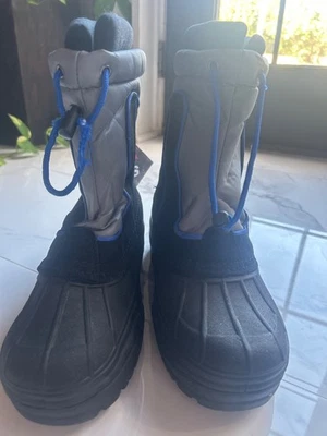 De Colección Bolsos Mujeres Invierno Botas de Nieve Azul Negro Con Cordones Talla 8 Foto 1 de 4