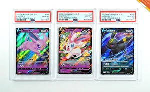 Pokemon PSA 10 Espeon Sylveon und Umbreon V Elite 4 Finals - Win Sequencials Chinese - Bild 1 von 2