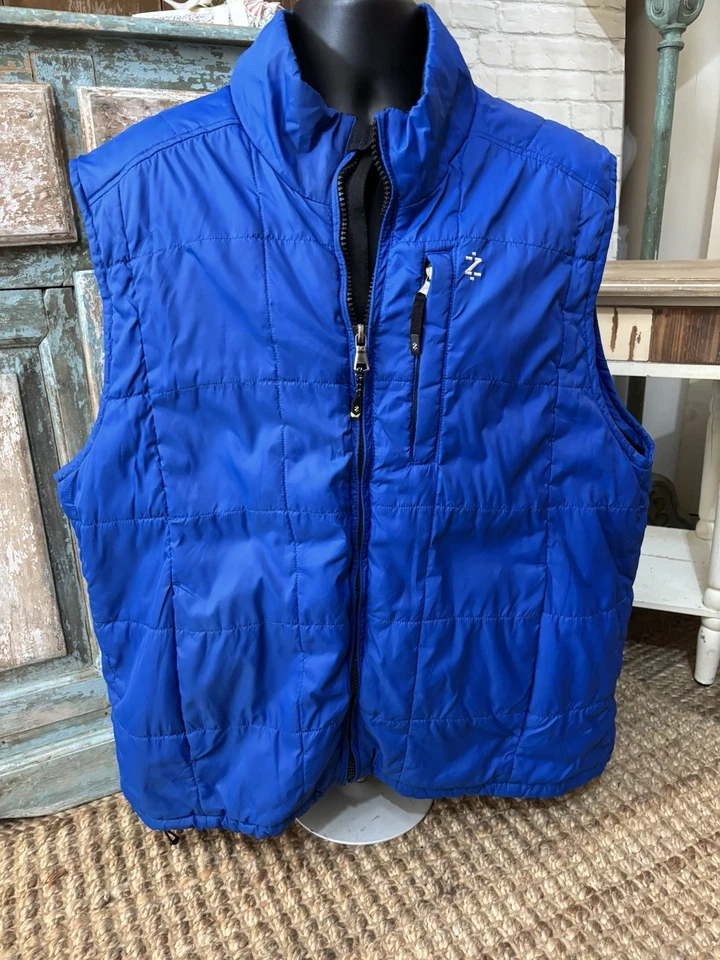 IZOD PerformX Down Style Fill Puffer Vest Jacket Mens XXL Royal blue - Image 1 of 4
