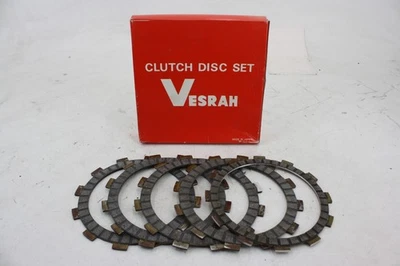JUEGO DE 5 PLACAS DE FRICCIÓN EMBRAGUE VESRAH 82-85 SUZUKI SP250 Y 82-88 GN250 NOS Foto 1 de 4