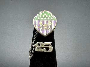 VINTAGE WOODMAN CIRCLE 25 PIN - 10K GOLD FILLED - L545 - Picture 1 of 4