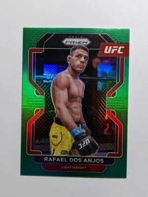 2022 Panini Prizm UFC RAFAEL DOS ANJOS GREEN PRIZM #200 - Image 1 of 2