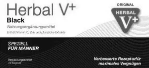 30* ORIGINAL HERBAL V PLUS BLACK 200 - Pillen für erwachsene Männer - Bild 1 von 2