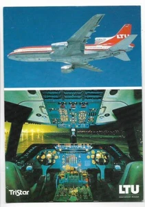 AIRPLANE PC,DOUBLE VIEW~LOCKHEED TRI STAR L-1011-500 - Picture 1 of 2