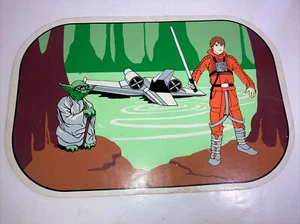 Sigma Star Wars Vintage 1982 Tischset Dagobah Luke und Yoda mit X Wing - Bild 1 von 2