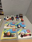 Legoland Town Job Lot Of 4x Race Cars 1528, 6502, 6503, 6526 W/ Instructions.