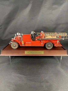 Franklin Mint 1922 Ahrens Fox R-K-4 Fire Truck 1:32 Scale with base - Picture 1 of 21