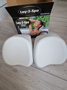 Lay-Z-Spa Hot Tub Soft Set of 2 Head Rest Neck Pillow Waterproof Cushion