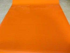 Qualitäts Bügelfolie Bespannfolie ORANGE Orangene Farbe 1,00 x 0,64m - Bild 1 von 2